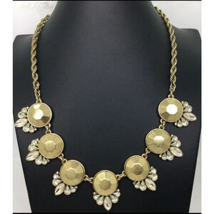 Banana Republic Goldtone Statement Necklace | 19"